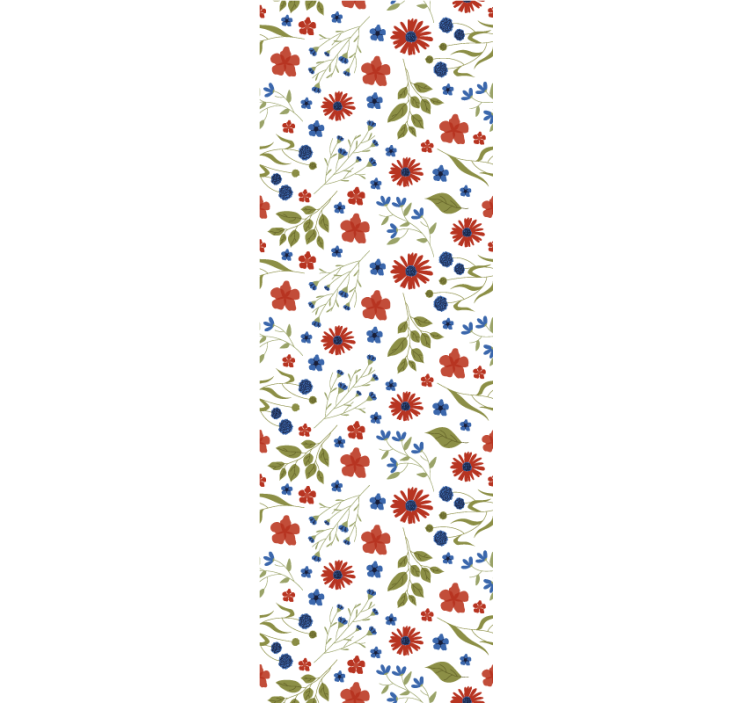 Floral Motif Detail flowers wallpaper - TenStickers