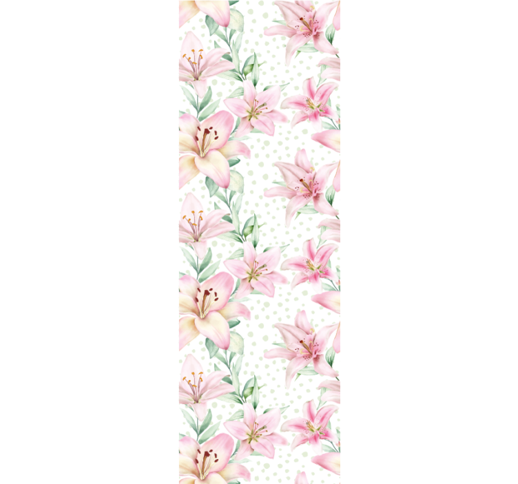 Floral Symphony flowers wallpaper - TenStickers