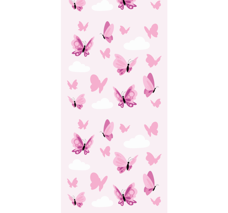 Butterflies wallpaper fluttering butterflies - TenStickers