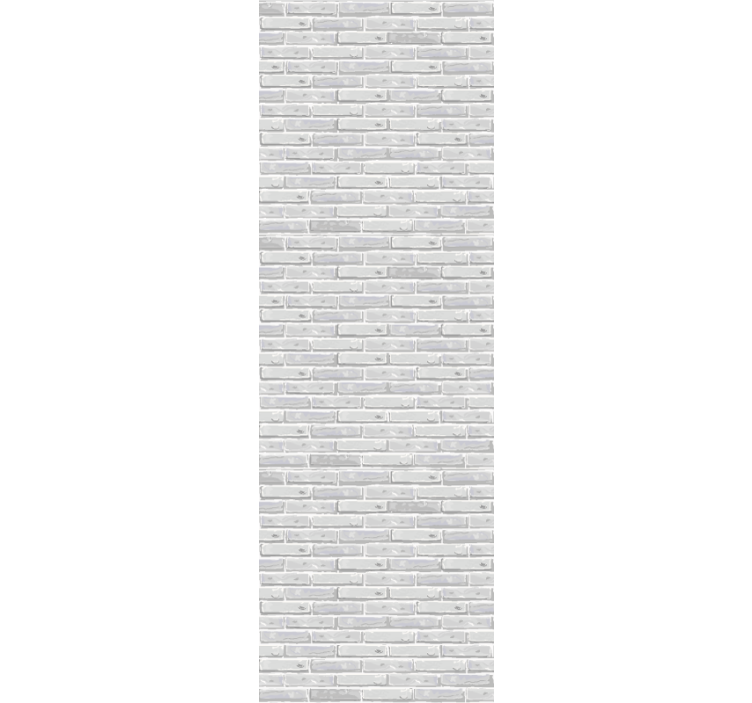 White stone bricks effect Rustic Wallpaper - TenStickers