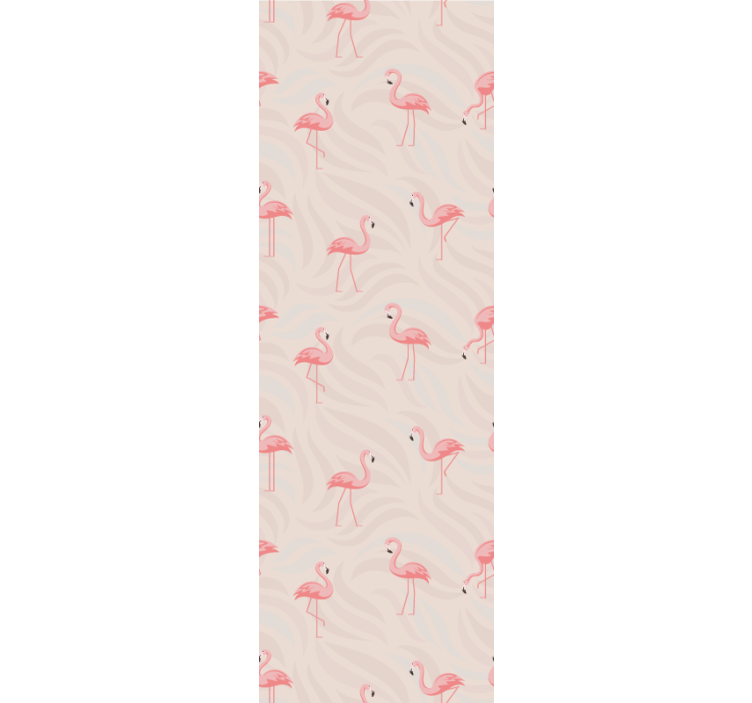 Flamingo Ensemble animals wallpaper - TenStickers