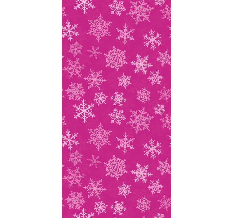 Holiday Snowflakes holiday christmas wallpaper - TenStickers