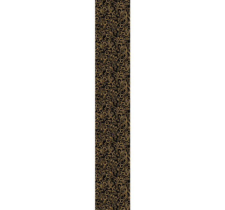 Golden leaves over a graphite  wallpaper - TenStickers