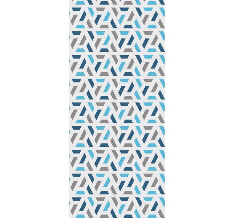 Abstract Interlocking Patterns wallpaper geometric - TenStickers