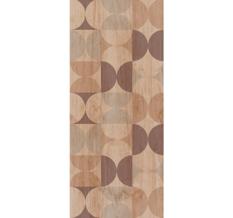 Geometric Circle Motif polka dots wallpaper - TenStickers