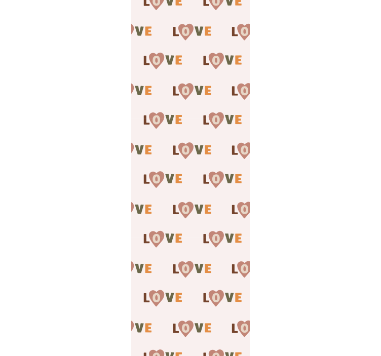 Pattern with the word love and hearts  wallpaper - TenStickers