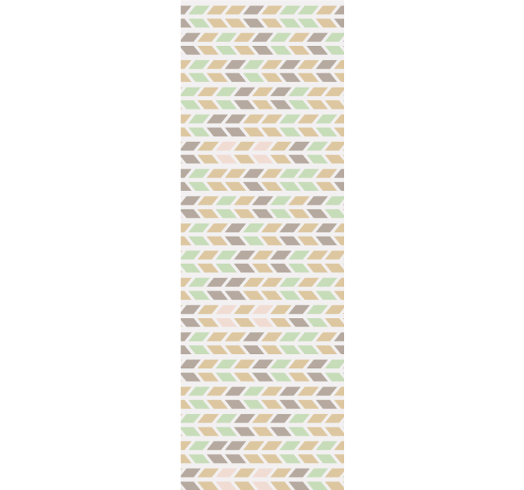 Chevron arrow pattern wallpaper horizontal stripes - TenStickers