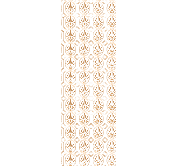 Geometric Floral Patterns ornamental wallpaper - TenStickers