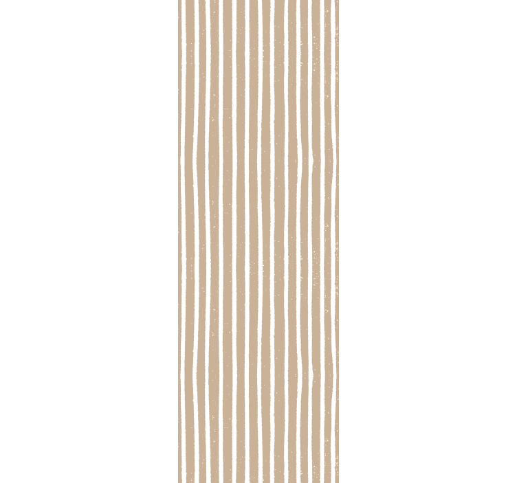 Nordic beige and white Vertical Wallpaper - TenStickers