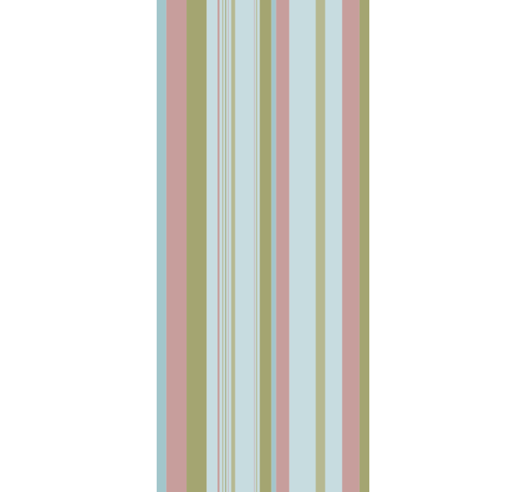 Striped Pastel Pattern wallpaper horizontal stripes - TenStickers