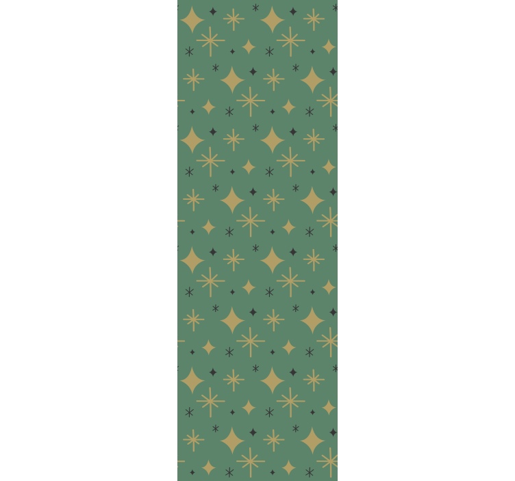 Festive Geometry holiday christmas wallpaper - TenStickers