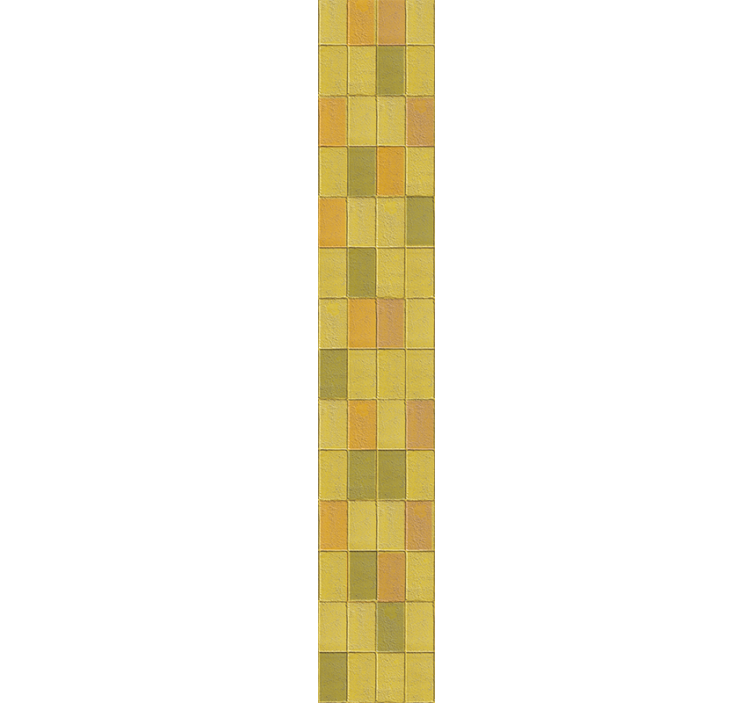 Kawaii style yellow shades Tile wallpaper - TenStickers