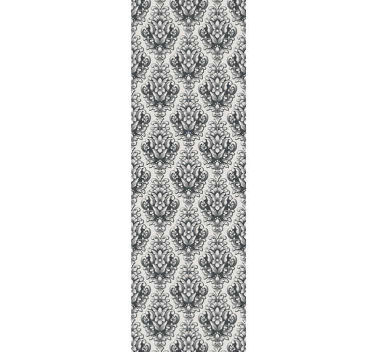 Graceful Botanical Forms baroque wallpaper - TenStickers