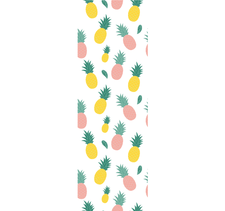 Pineapple fruits design Kitchen Wallpaper - TenStickers