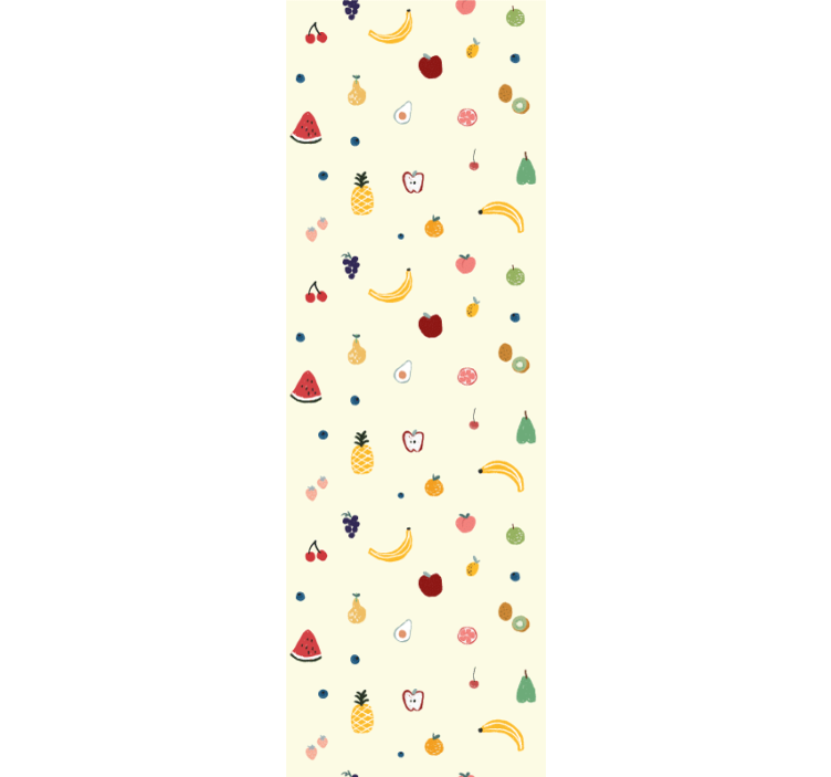 Little fruits pattern Childrens Wallpaper - TenStickers
