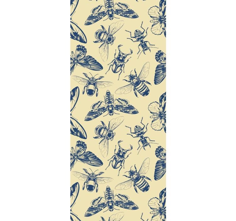 Insect Patterns Collection animals wallpaper - TenStickers