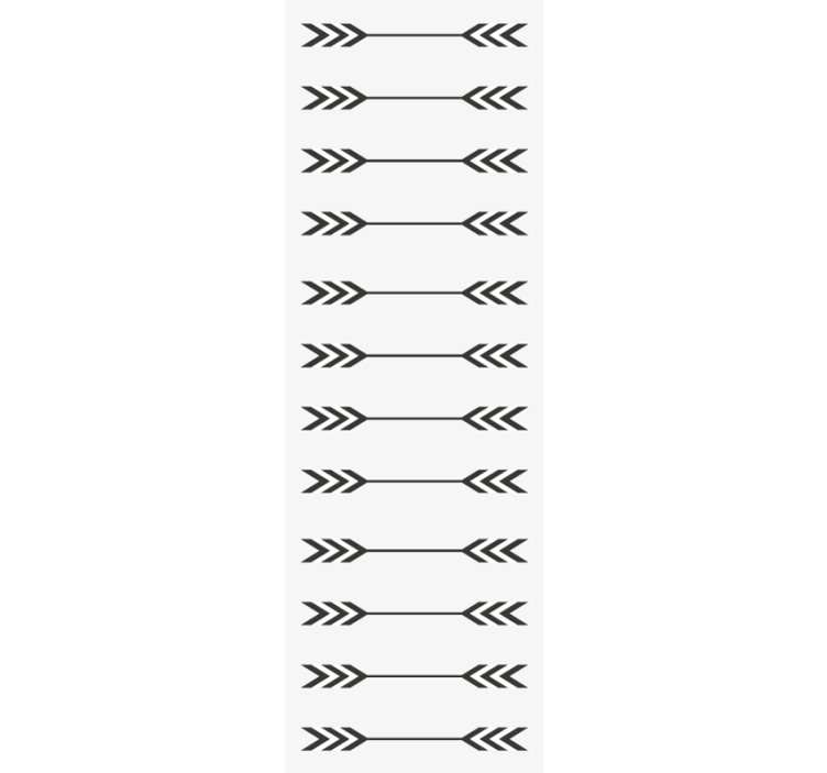 Minimalistic arrow patterns custom wallpaper - TenStickers