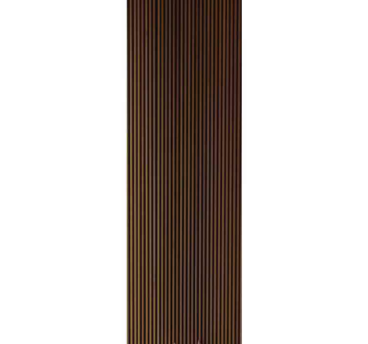 Wood style teak vertical design Wood wallpaper - TenStickers