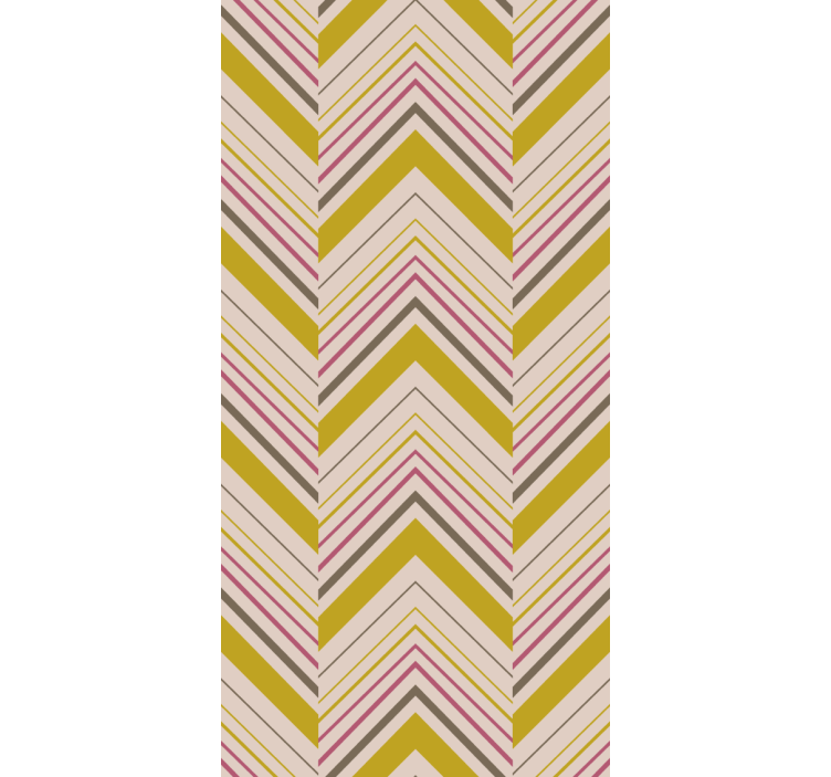 Chevron Pattern Style wallpaper striped - TenStickers