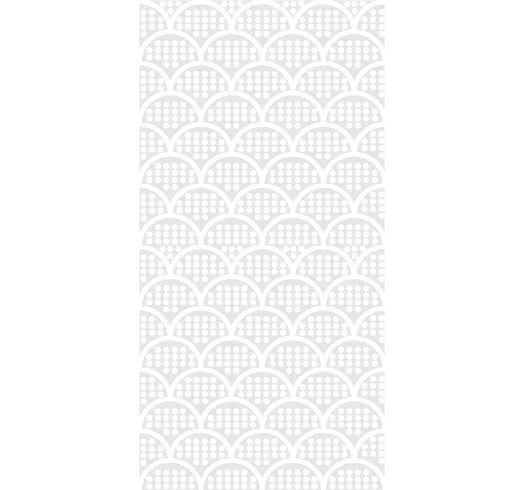 Scandinavian minimalism white dotted  wallpaper - TenStickers