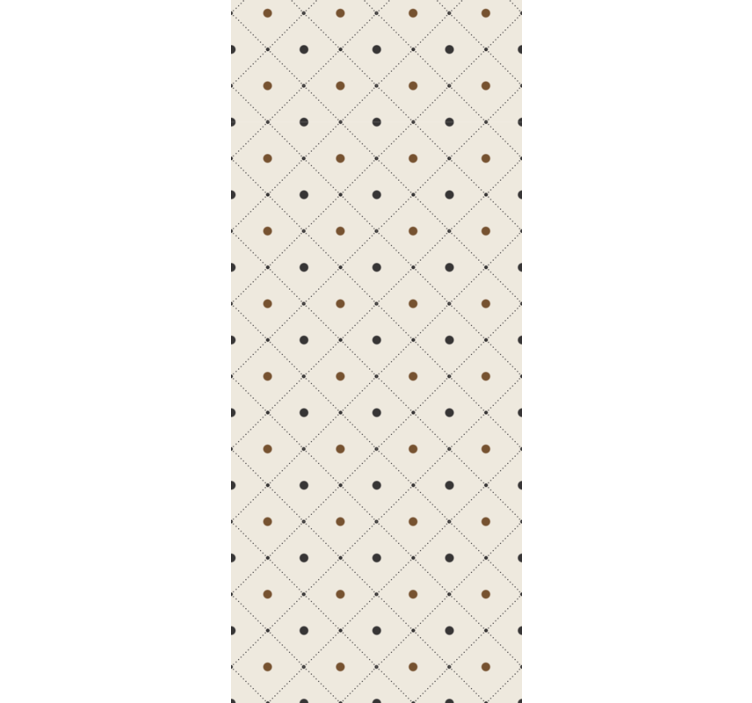 Geometric dot patterns square wallpaper - TenStickers
