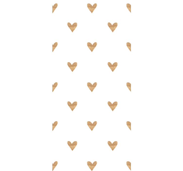 Little hearts pattern Spotty Wallpaper - TenStickers
