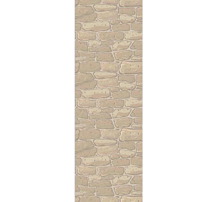 Modern rustic stone pattern Stone Wallpaper - TenStickers