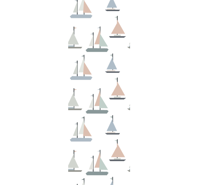 Sailing Vessels Pattern custom wallpaper - TenStickers