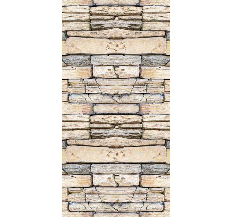 Stylish stone design wallpaper - TenStickers