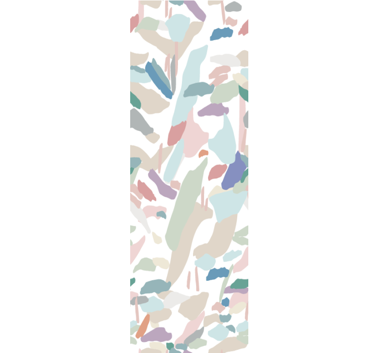 Contemporary multicolor Vertical Wallpaper - TenStickers