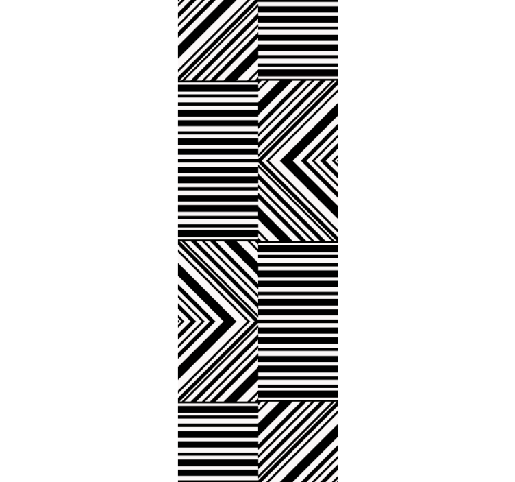 Diagonal Stripes Play wallpaper geometric - TenStickers