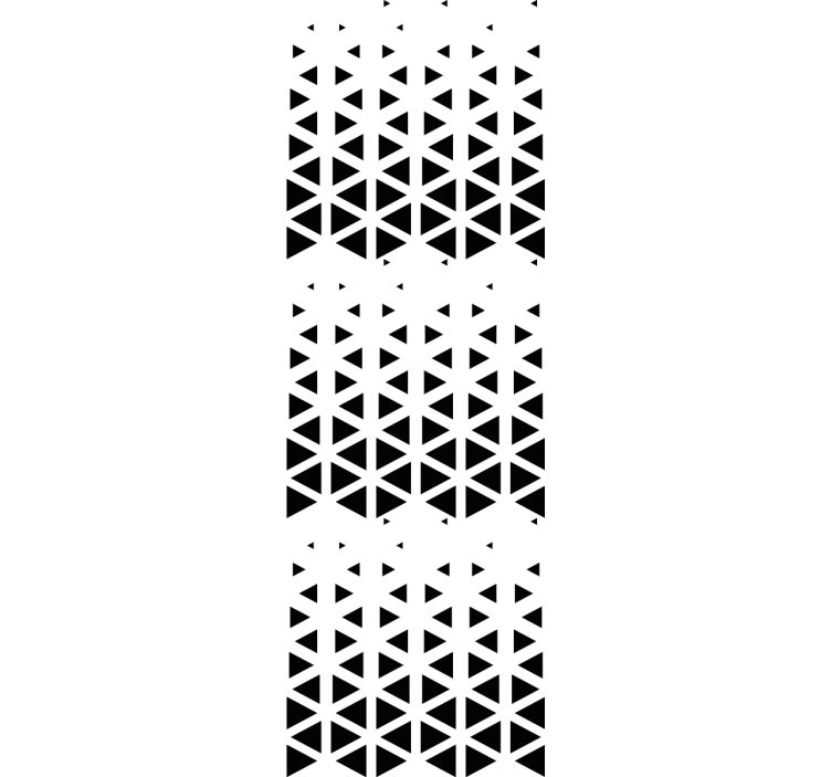Geometric ombre effect Triangle Wallpaper - TenStickers