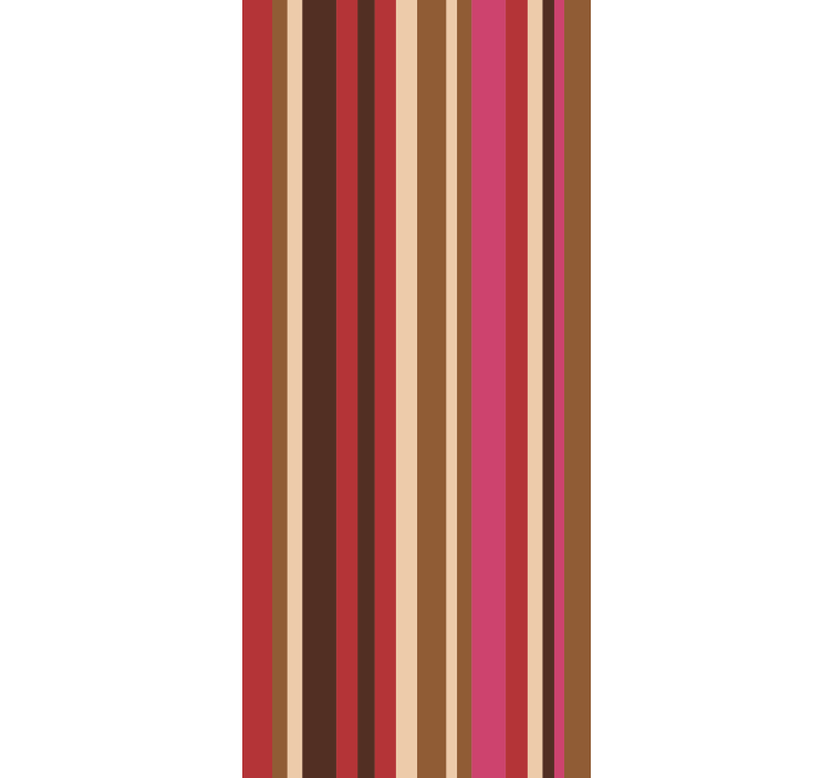 Bohemian stripped pattern Vertical wallpaper - TenStickers