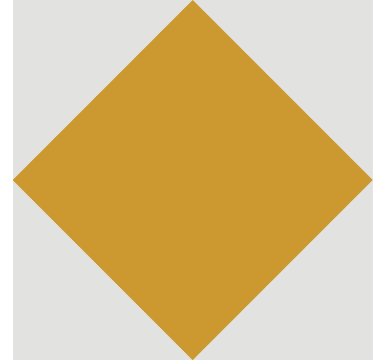Mustard rhombus XXL  Yellow wallpaper - TenStickers