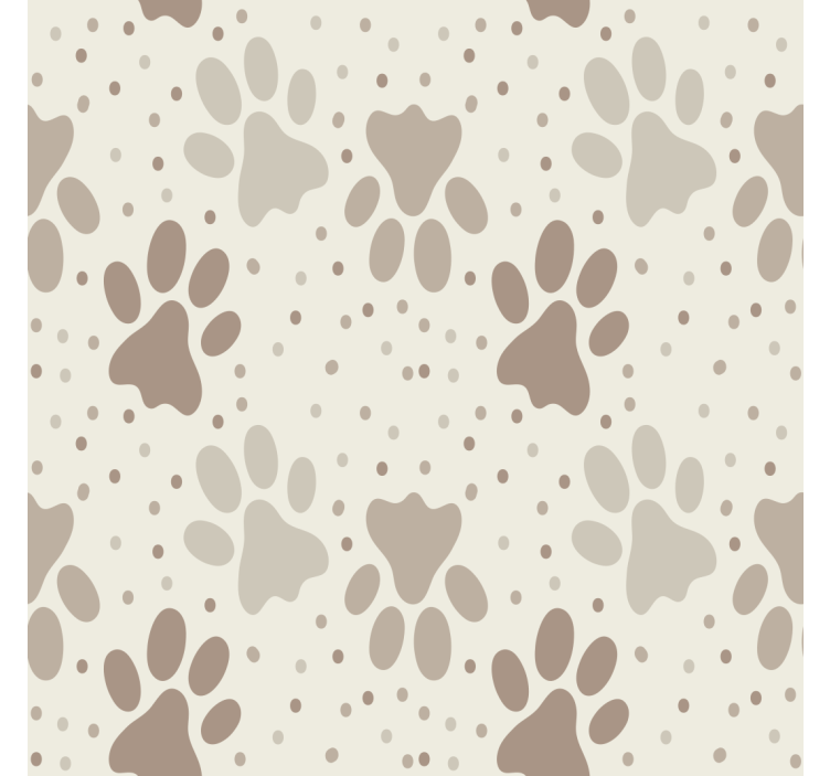 dogs paw  Kids wallpaper - TenStickers