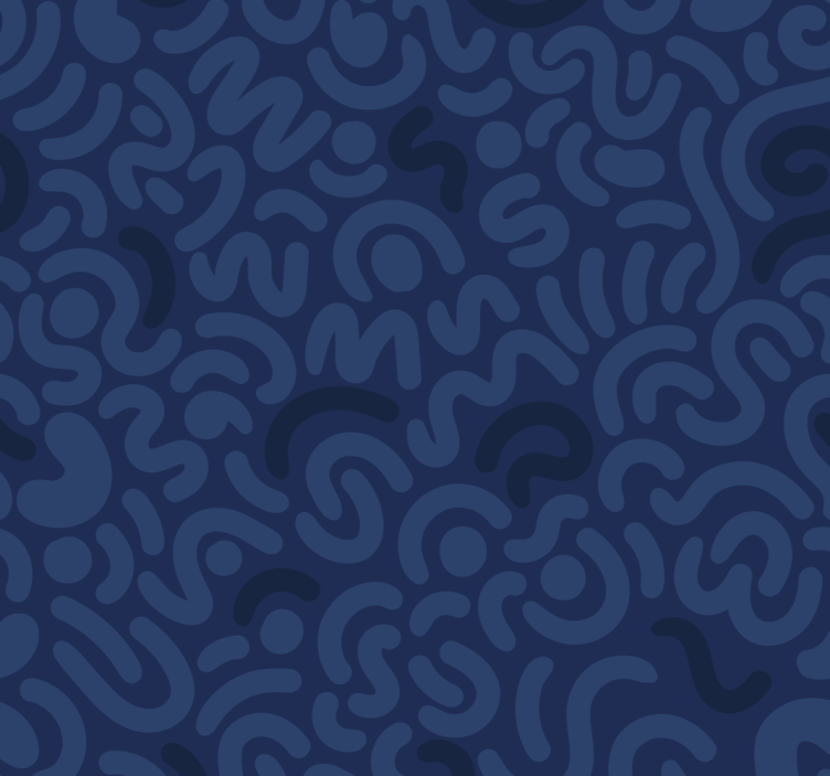Abstract navy blue master bedroom wallpaper - TenStickers