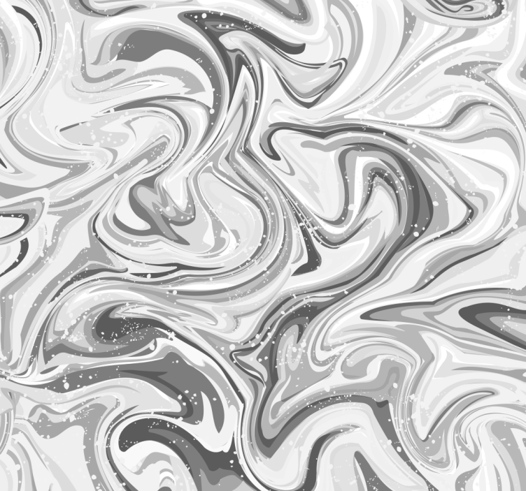 Gray Swirls marble effect wallpaper - TenStickers