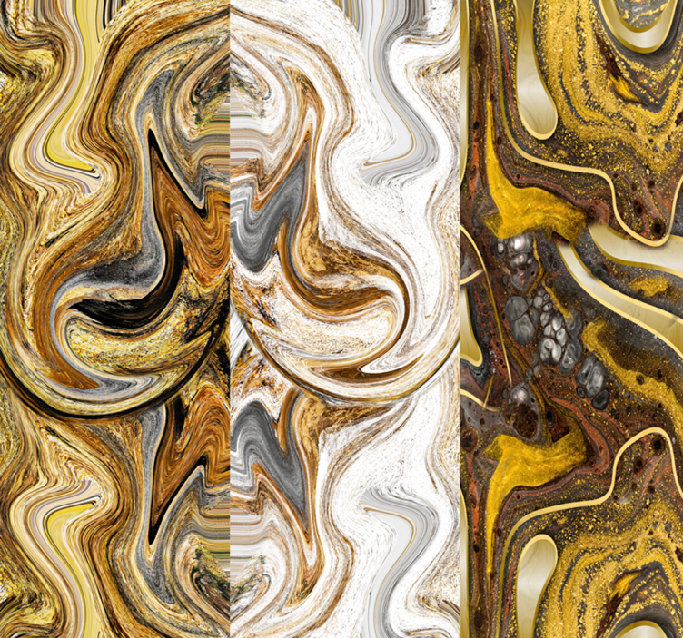 Painted Abstraction Abstract Wallpaper - TenStickers