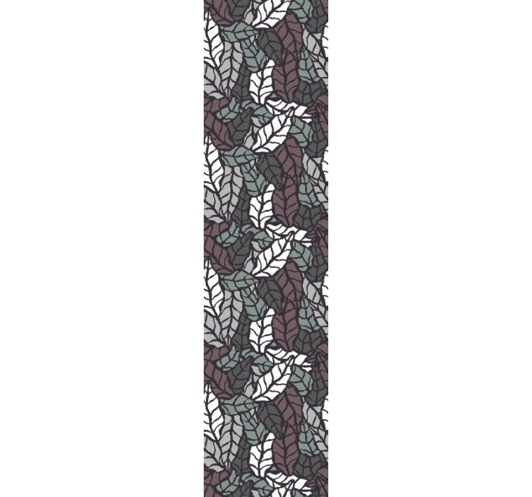 Classic wallpaper with leaves nature - TenStickers