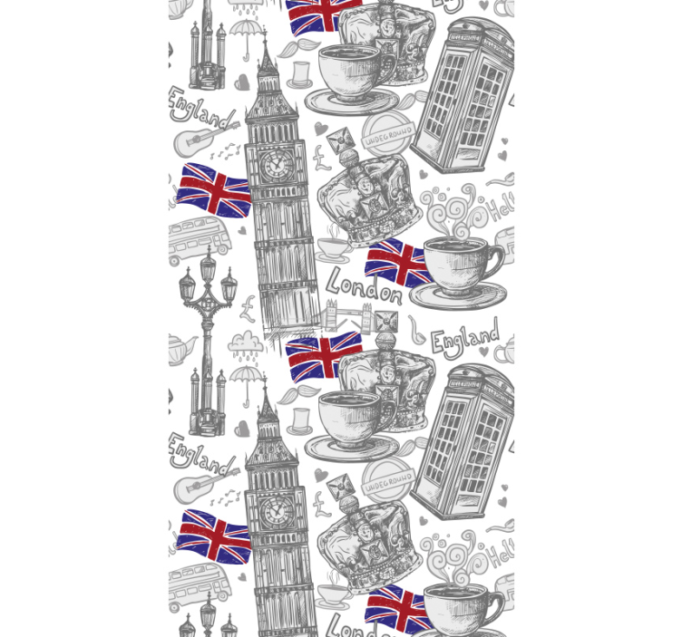 London Landmarks city wallpaper - TenStickers