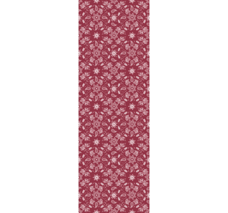 Paisley floral design flowers wallpaper - TenStickers