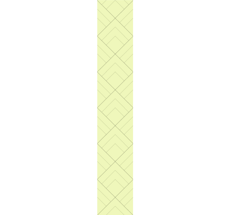 Diamonds with yellow lines room wallpaper - TenStickers