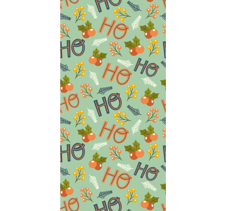 Festive Seasonal Motifs holiday christmas wallpaper - TenStickers