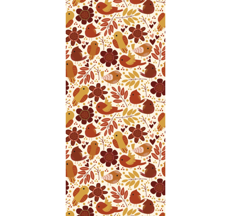 autumn birds Animal Wallpaper - TenStickers