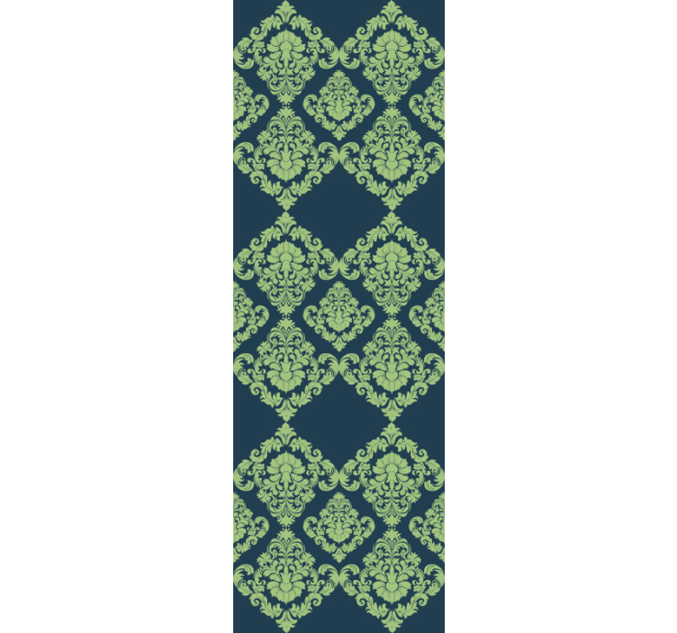 Ornamental Damask baroque wallpaper - TenStickers