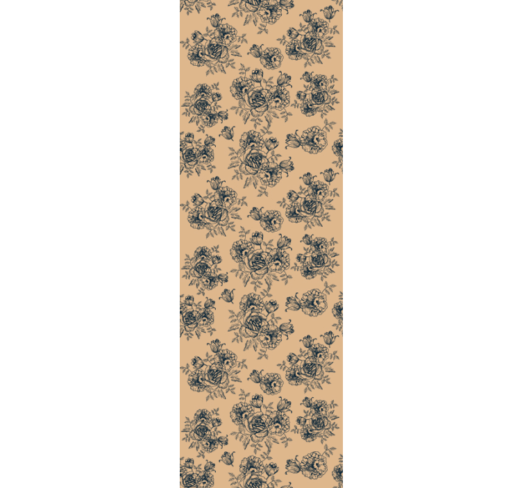 Vintage bouquets flowery wallpaper - TenStickers