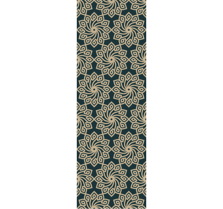 Ornate Swirl Pattern ornamental wallpaper - TenStickers