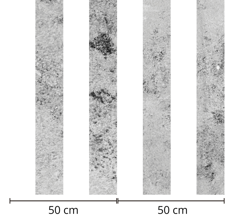 Grey stripe concrete textured Wallpaper - TenStickers