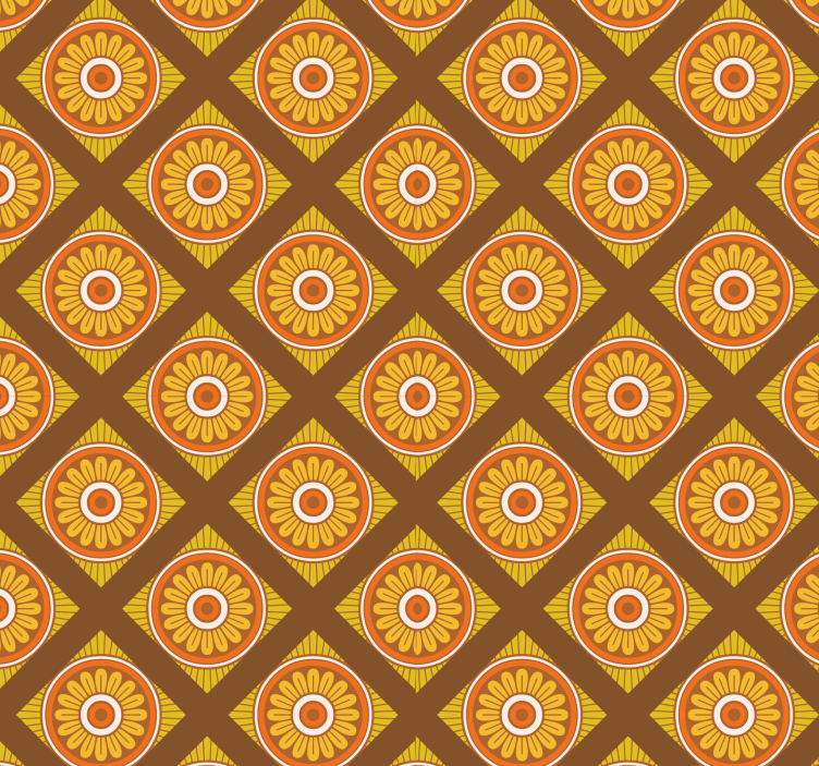 70's dods vertical stripes retro wallpaper - TenStickers