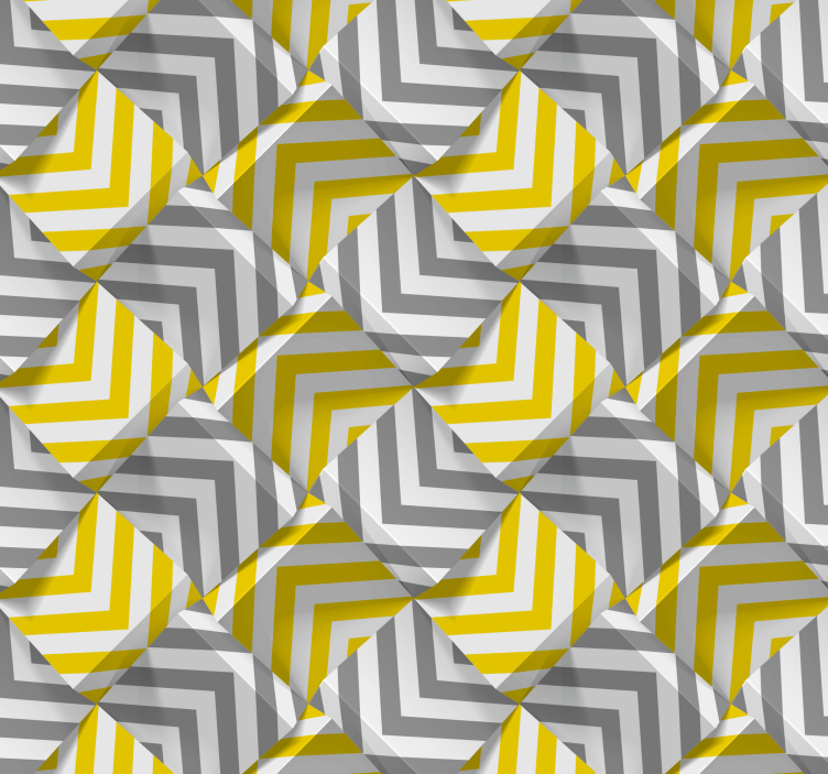 Geometric Chevron Pattern wallpaper geometric - TenStickers